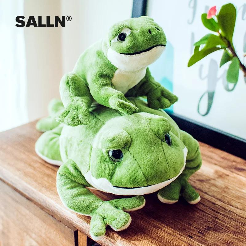 

Cute Frog plush toy Super soft Simulation Animal baby Doll accompany sleep toy Birthday gifts For kids Children in stock