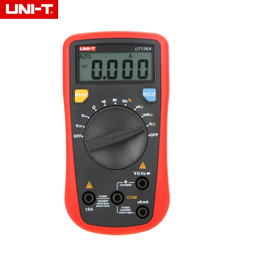 UNI T UT136A LCR Meter Analog Multitester Auto Range Data Hold DMM