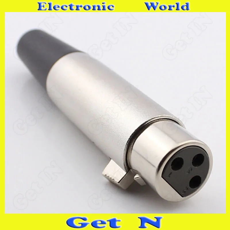 30pcs Made-in-Taiwan 3-Pole Female Cannon XLR Connector with Metal Poles for Microphone Plug | Обустройство дома