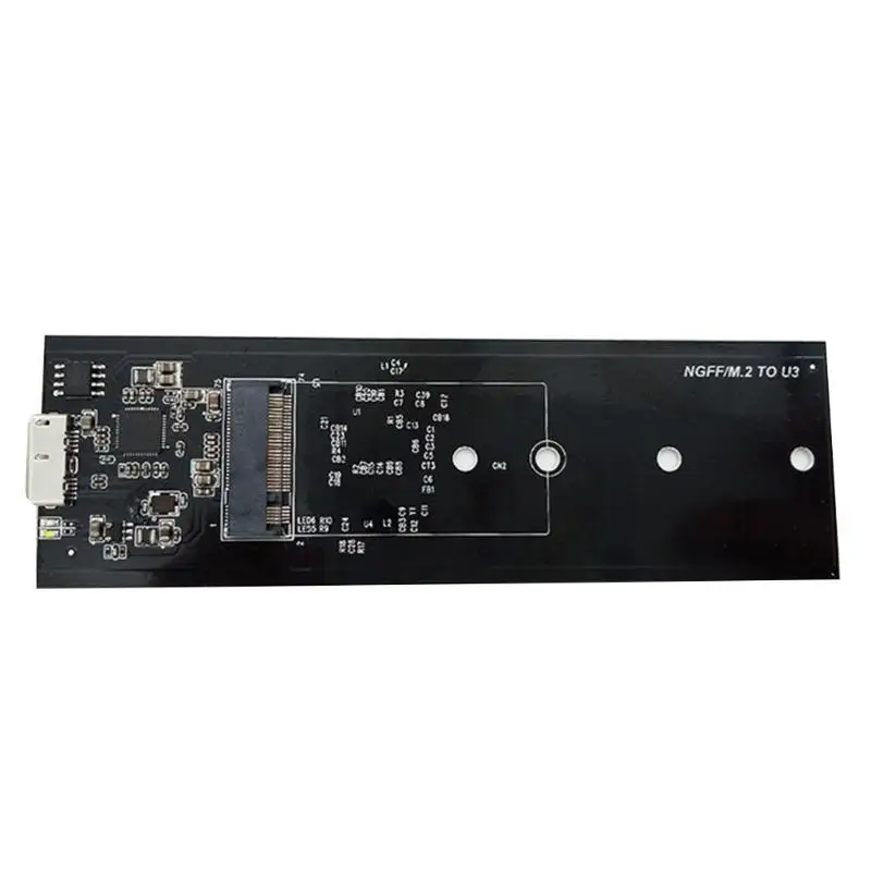 6 Гбит/с USB 3,0 для NGFF M.2 SSD жесткий диск коробка внешний корпус Чехол конвертер HDD корпус Чехол твердотельный жесткий диск коробка падение