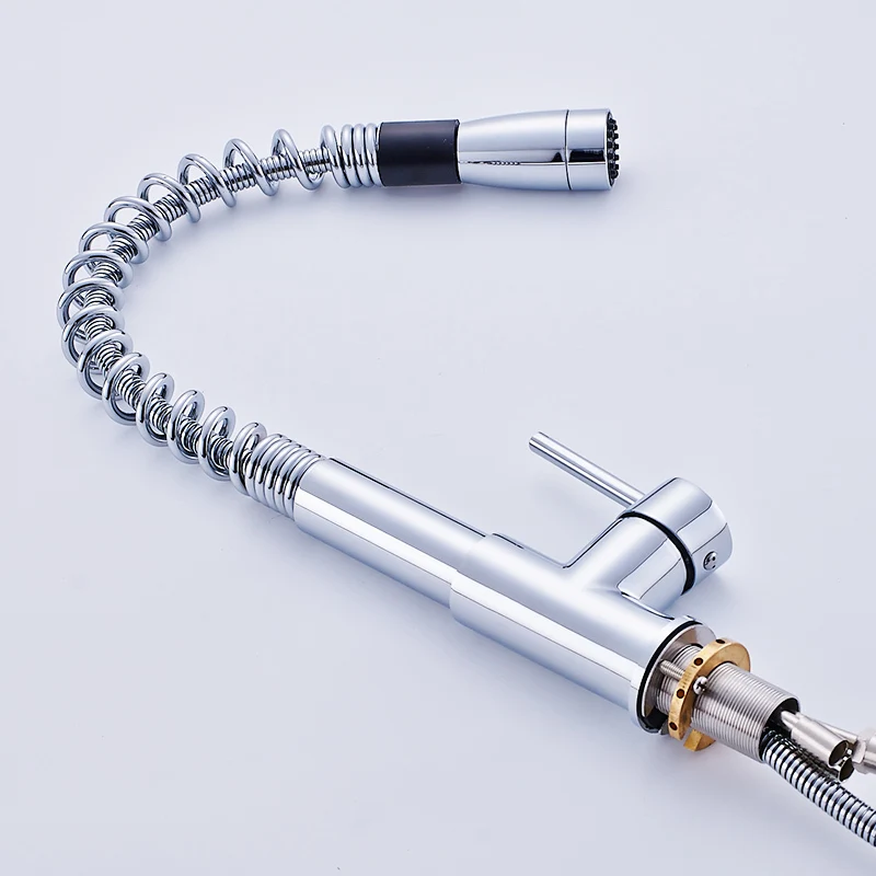 Fapully Pull Out Kitchen Faucet Chrome Sink Mixer Tap Deck Mounted 360 Degree Rotating Pull Out Faucet Mixer Torneira 160-33C Fapully Pull Out Kitchen Faucet Chrome Sink Mixer Tap Deck Mounted 360 Degree Rotating Pull Out Faucet Mixer Torneira 160-33C