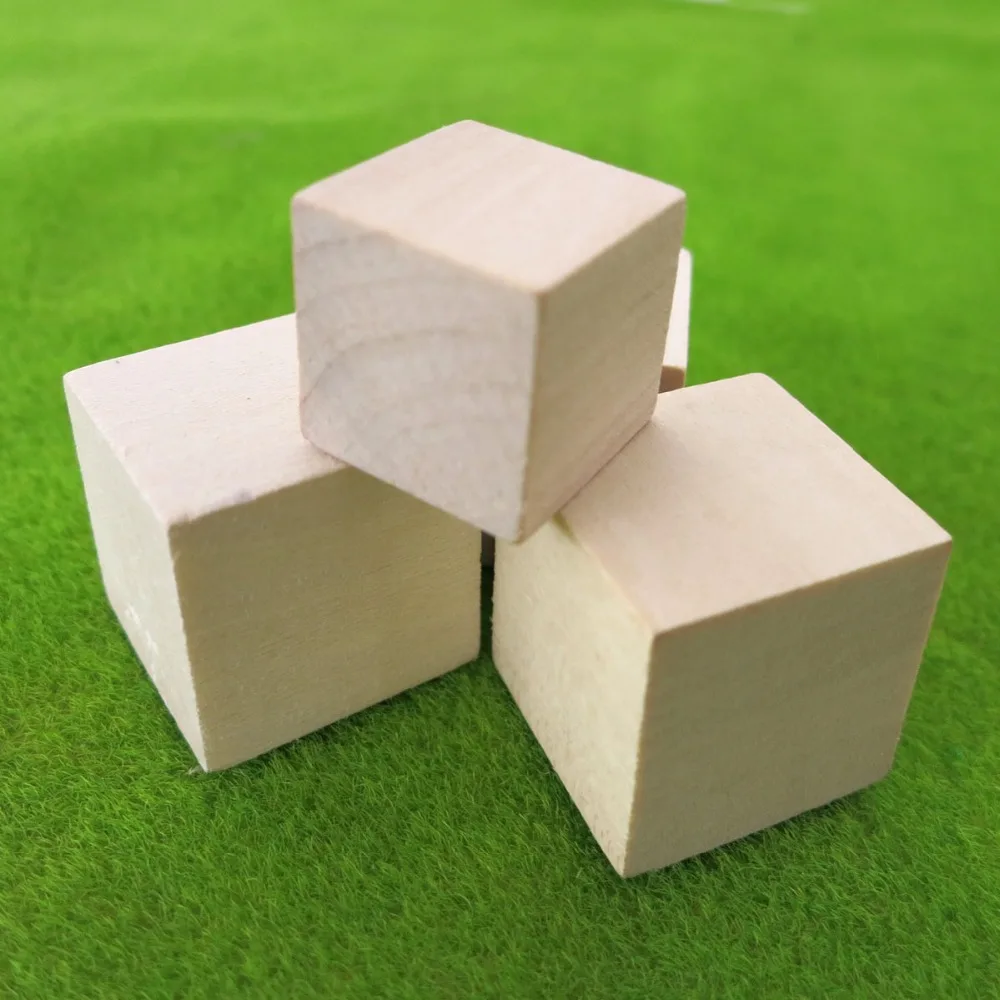 

Huai wood block handmade assembly model box square cube DIY square wooden sand board material blocks wood
