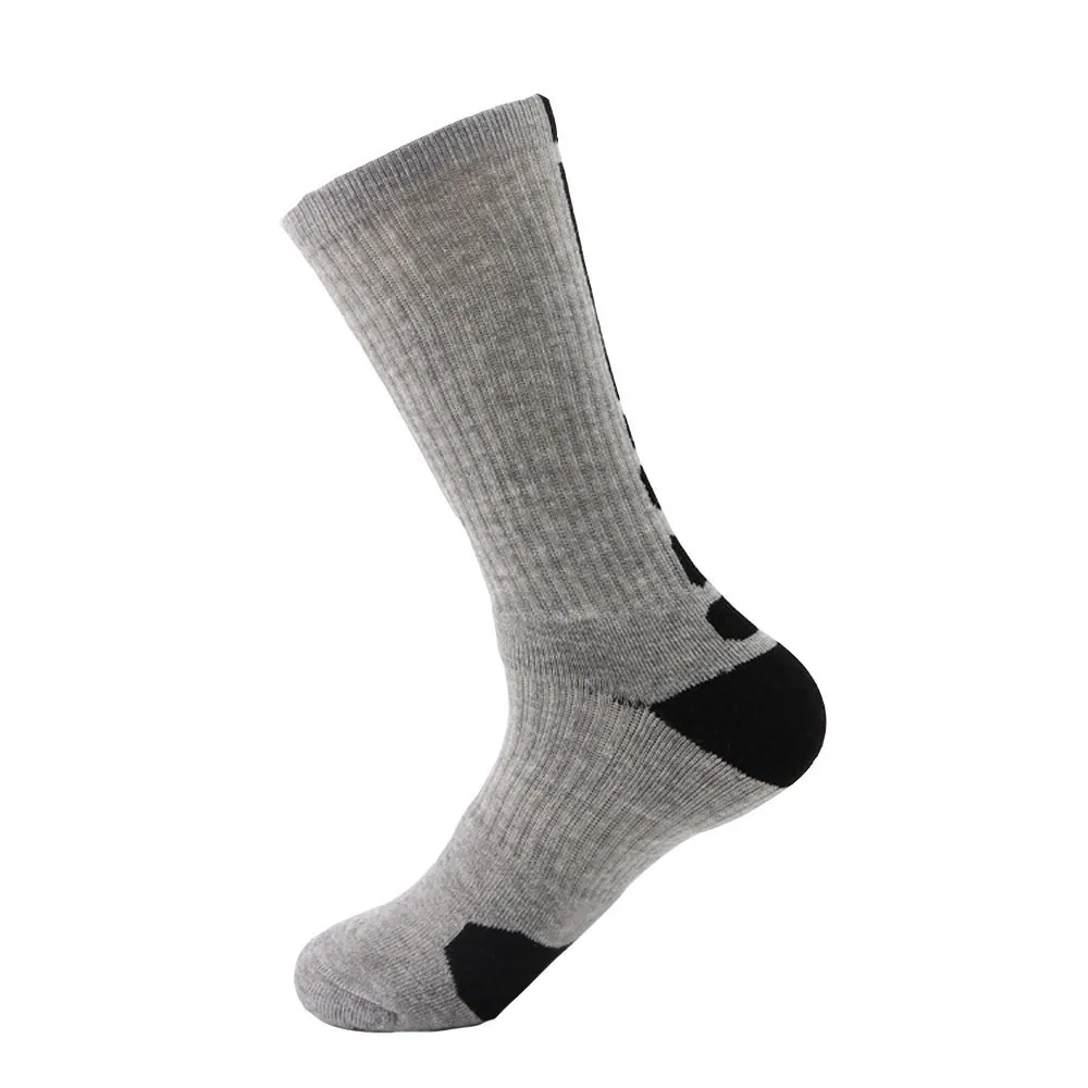 Толстые хлопковые впитывающие пот полотенца носки давление лодыжки носки футбольные носки до колена тренировочные носки лыжные теплые спортивные
