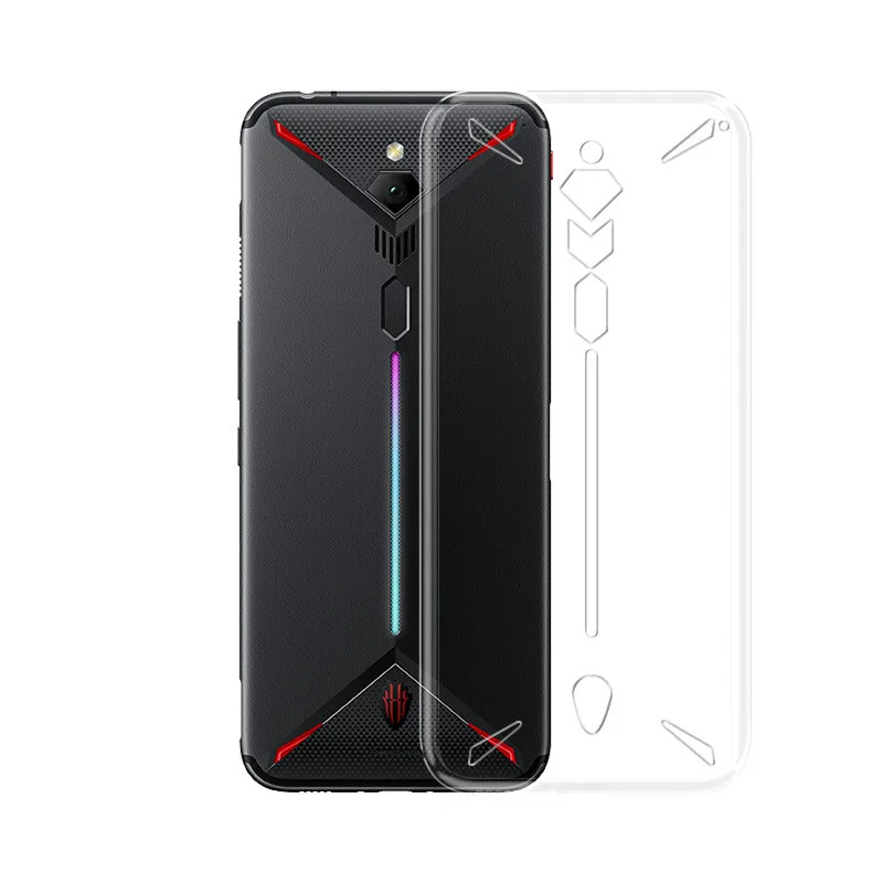 

For Nubia Red Magic 3 Gaming Phone Protective Silicone Case Cover TPU Handytasche Clear-transparent Screesaver Hardglass durable