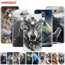 Волк чехол с изображением животного чехол для телефона для huawei Honor 10 V10 4A 5A 6A 7A 6C 6X7X8 9 LITE