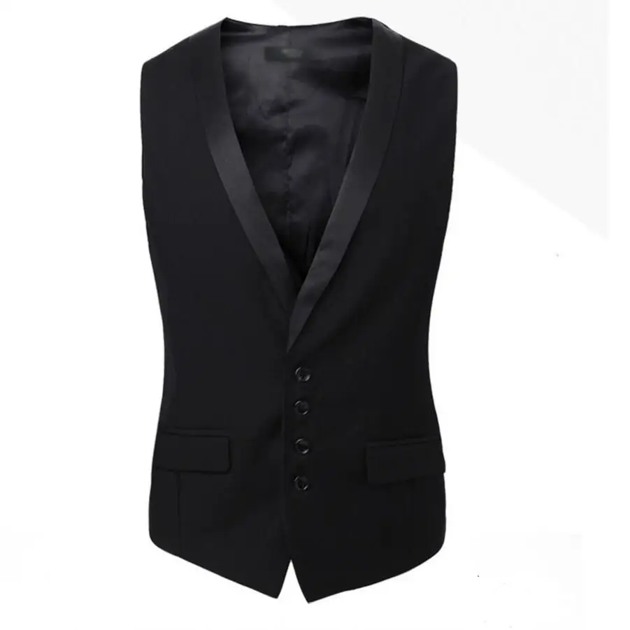 Men Suits Vests Gilet New Arrival Men Vest Slim Fit Fashion Male
