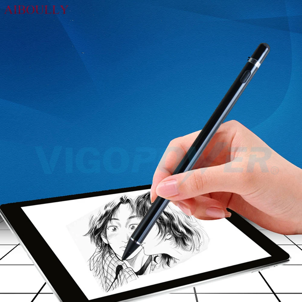 capacitiva para tela touch, ativa stylus para ipad mini 4 3 2