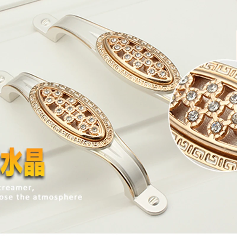 

Hole CC 96mm/128mm Furniture handles Cabinet knobs Drawer pull KnobModern European handles Handle cabinet Door knobs