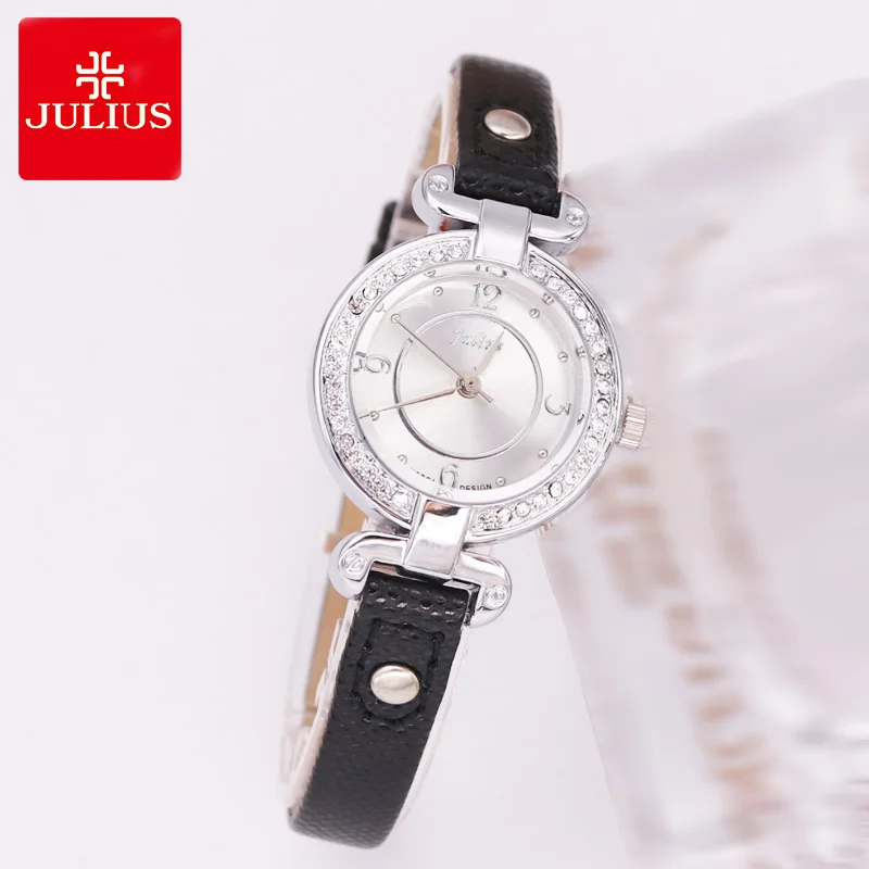 

5 Colors Lady's Women's Retro Watch Japan Quartz Hours Best Fashion Dress Bracelet Leather Girl Christmas Birthday Gift Box