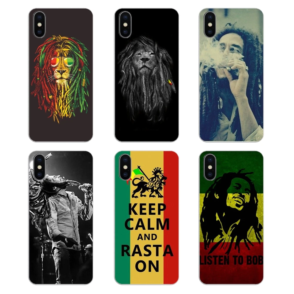 Для Xiaomi Mi A1 A2 5X6X8 lite SE Pro Max Mix 2 2S 3 Mi5 Mi5S Cori Reith rasta lion рэгги Боб Марли арт Мягкий ТПУ