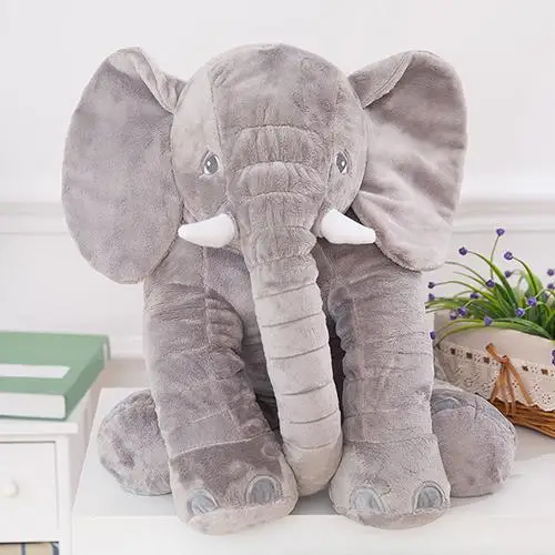 Baby Kids Elephant Animal Stuffed Plush Bed Sleep Pillow Cushion Toy Child Gift in Stuffed