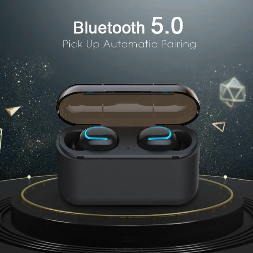 HQB Bluetooth 5,0 наушники TWS беспроводные наушники Blutooth наушники Handsfree наушники спортивные вкладыши игровая гарнитура телефон pk i10