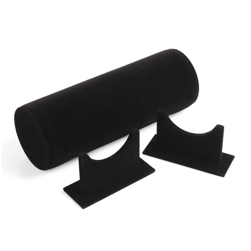 Высококачественная черная бархатная повязка для волос 36x11 см, держатель для розничной торговли, Ювелирный стенд, набор повязок для головы, стойка