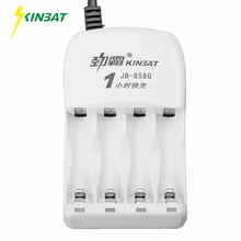 

KINBAT JB-858G 4 Slots 1 hour Fast Intelligent Battery Charger With Connector For AA / AAA Ni-Cd Ni-MH Rechargeable Batteries