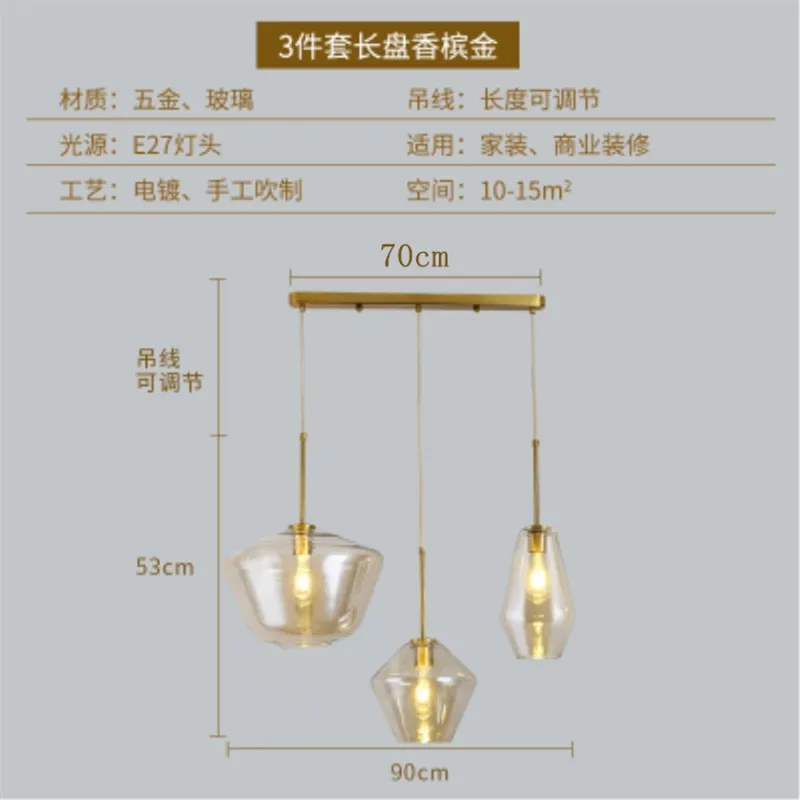 Moderno com Lâmpada Sala de Estar Luminária Pendente Estilo Nórdico Candelabro Led Loft Cozinha Restaurante Quarto E26 E27 10 Luzes de pendentes