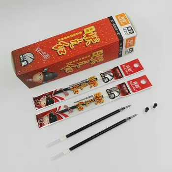 

[TrueColor] (10 Pieces/Lot) 0.5mm Gel Ink Pen Refills Black Bullet Tip School Stationery Office Writing Supplies V2090