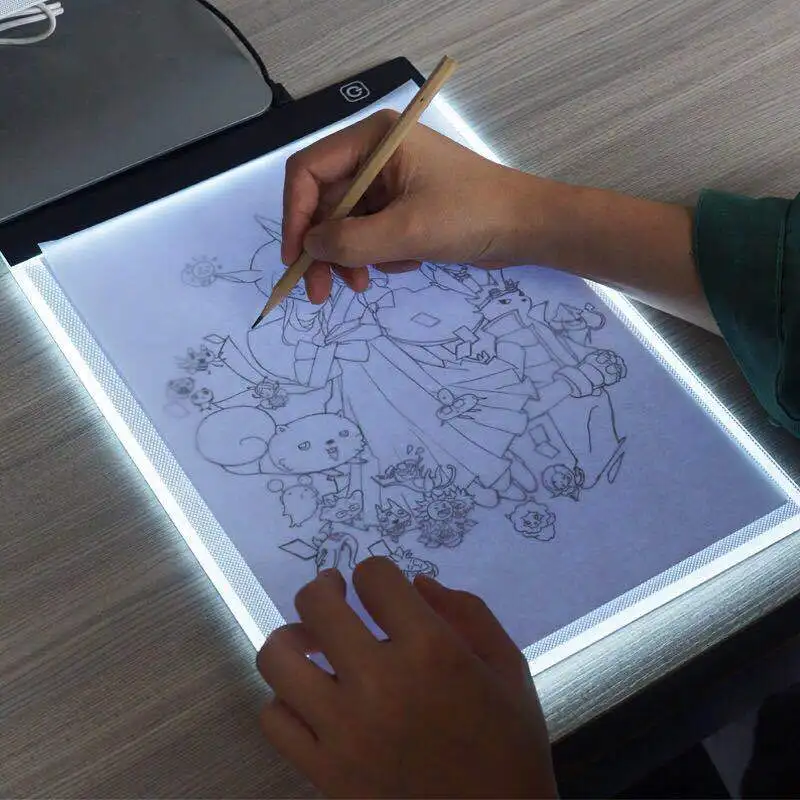 

Writing Painting Light Box Tracing Pads Digital Drawing Tablet 13.15x9.13inch A4 LED Graphic Artist Thin Art Stencil Drawing