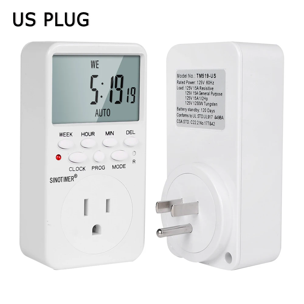 Enchufe Universal programable para la UE, temporizador Digital de 220-240V,  10A, 16 grupos de configuración, nuevo ahorro de energía - AliExpress