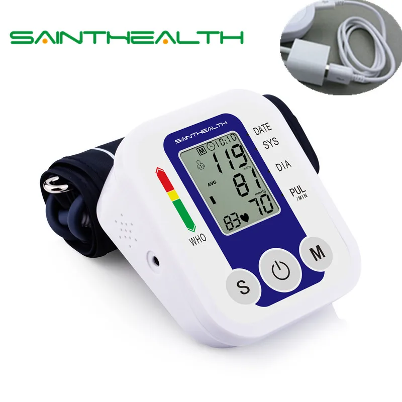 Health Care New Arrival Arm Style Full Automatic Electronic Blood Pressure Monitor Sphygmomanometer Blood Pressure Monitor