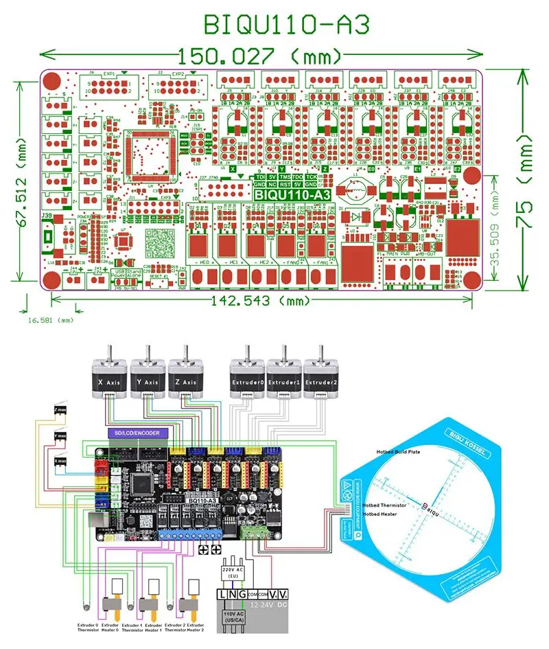 BIGTREETECH Tango интегрированная материнская плата TANGO V1.0 база на Rumba Smsrt контроллер MEGA2560 процессор для 3D принтера