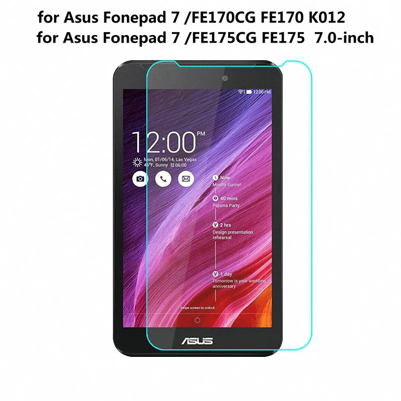 Закаленное стекло протектор экрана для Asus FonePad 7 FE170CG FE170 FE175CG FE7010CG K012 ME70CX FonePad7 планшет Защитная пленка 9H