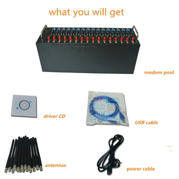 

16 Ports GSM/GPRS Modem Pool With Module P3203A Upgrate to Q2403A
