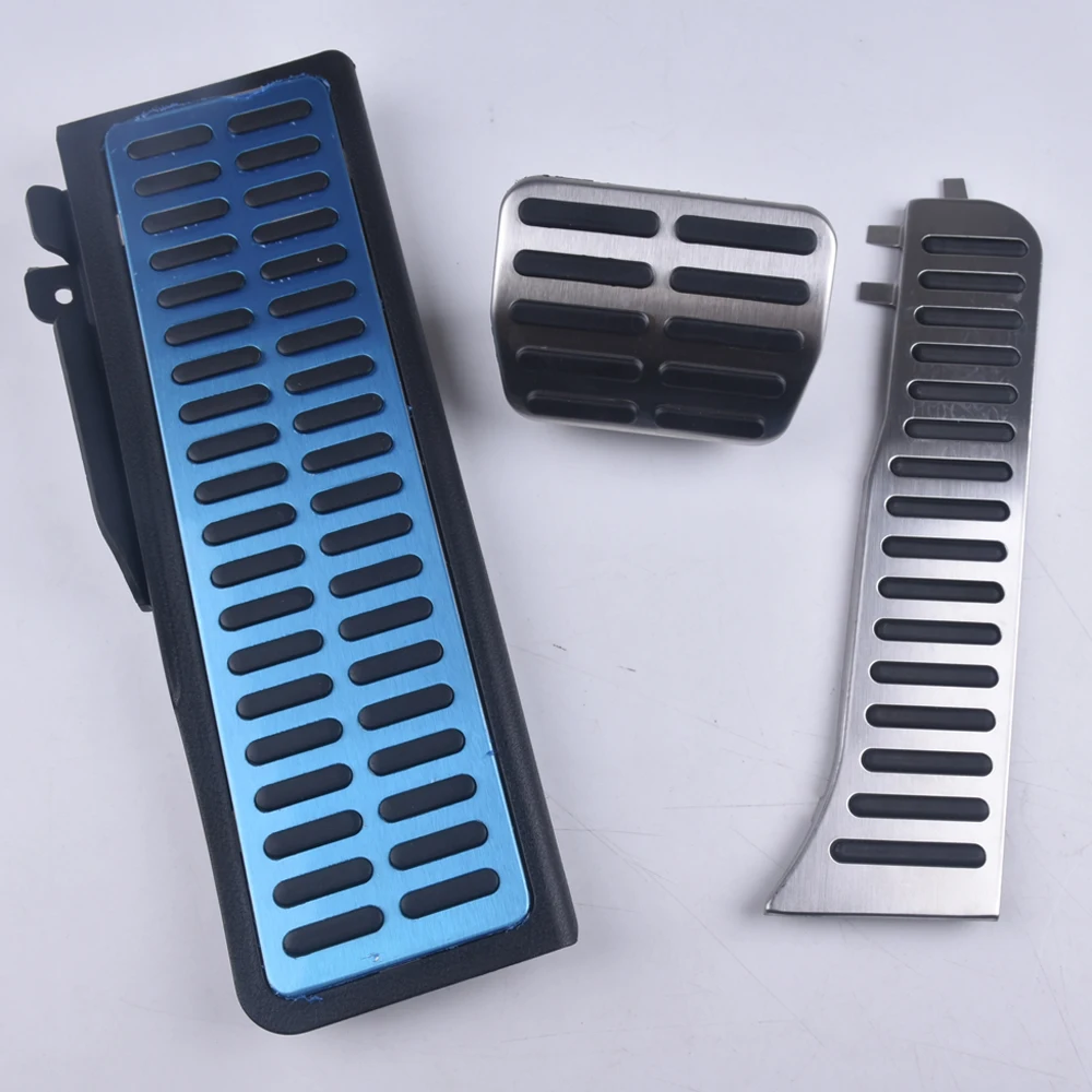

stainless steel Fuel Brake Footrest Pedal AT for vw Tiguan 2013 2014 2015 2016 2017 for Touran for Skoda Yeti