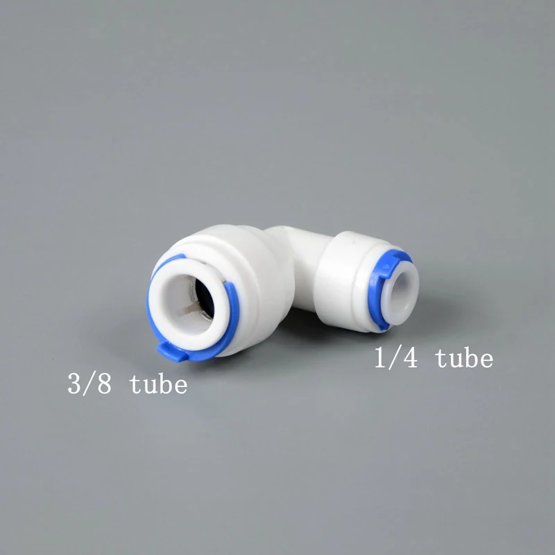 Quick Connector for Drinking Water and RO Filter Systems, 1/4 OD PE Tube