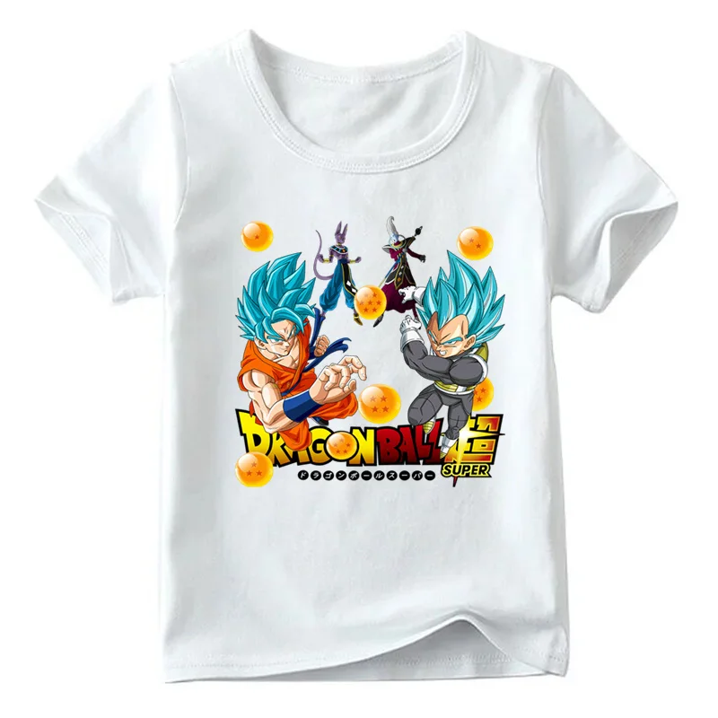 

2019 Anime Dragon Ball Z Character Print Children Tshirt Boys and Girls Summer Short Sleeve Tops Kids Casual T-shirt,HKP5201
