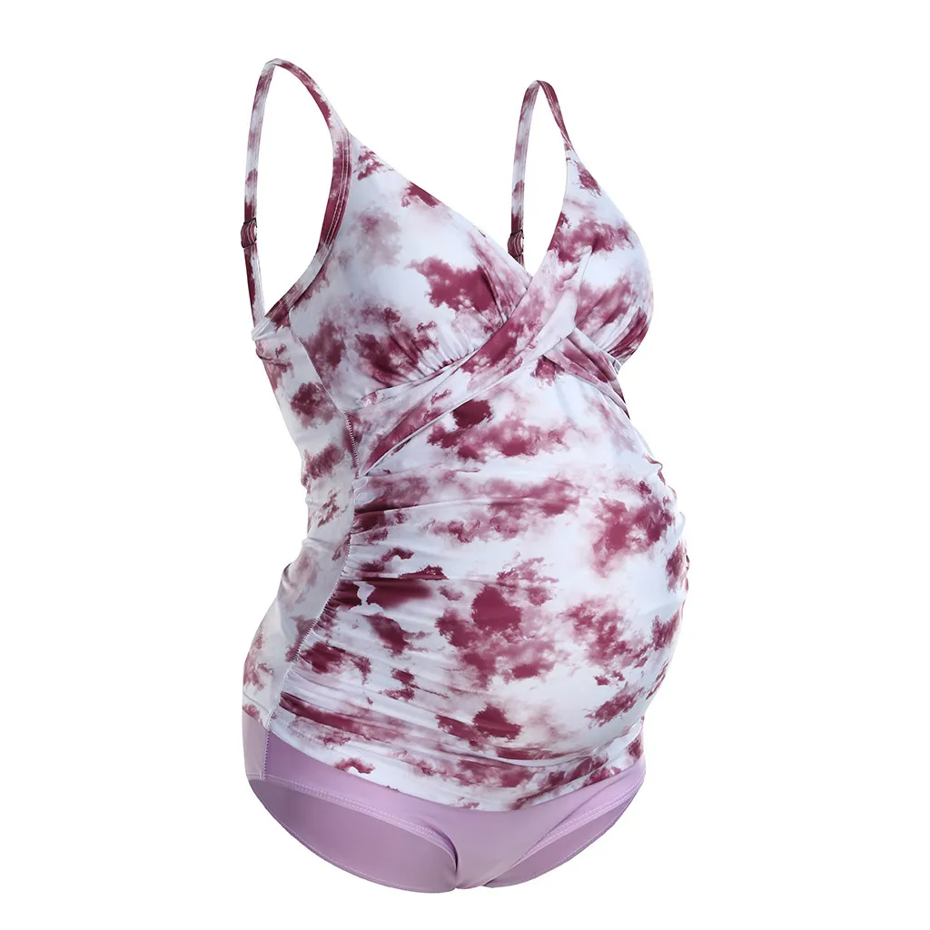 Модный женский купальник бикини для беременных с принтом, Купальник для беременных, пляжная одежда, сексуальный костюм da bagno stampato#25