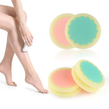 

Random Color!! 1PC Magic Painless Smooth Leg Skin Pad Arm Face Hair Removal Remover Effective Depilation Sponge Skin Care