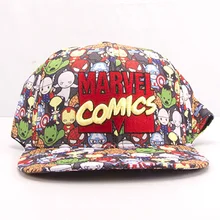 Hero Avengers League Hats Spider-Man Cute Cartoon Groot Joker Man Student Hip Hop Cap Baseball Caps for Men and Women Comics Hat