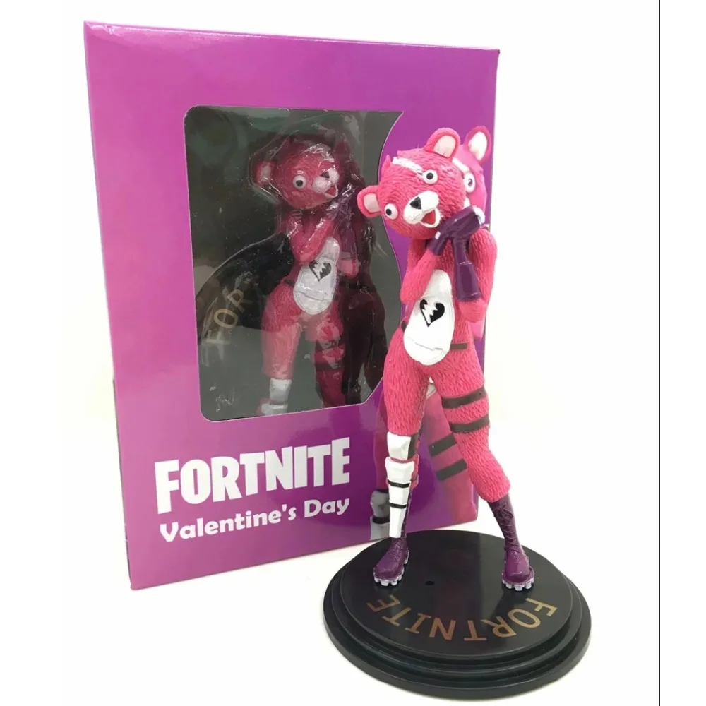 

15cm Action toy Figure Video Game Fortnight Troll Stash Pink Bear Toys doll Gift