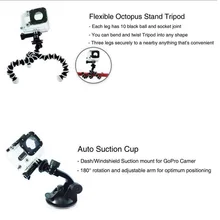 Feocont Gopro Accessories Set Helmet Strap Mount Suitable to Go pro Hero5 5s 4 3 SJ4000 SJCAM xiaomi yi 2 Camera