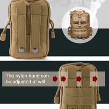 Военная Тактическая на ремень сумка для мужчин и женщин Водонепроницаемая походная скалолазание сумка кошелек чехол для телефона Камуфляжный Рюкзак