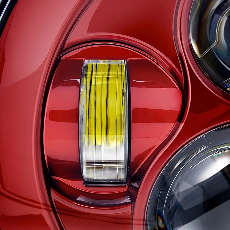 FADUIES New Red 7 Inch Motorcycle Projector Daymaker HighLow Beam LED Headlight For harley davidson Led Headlamp (5)