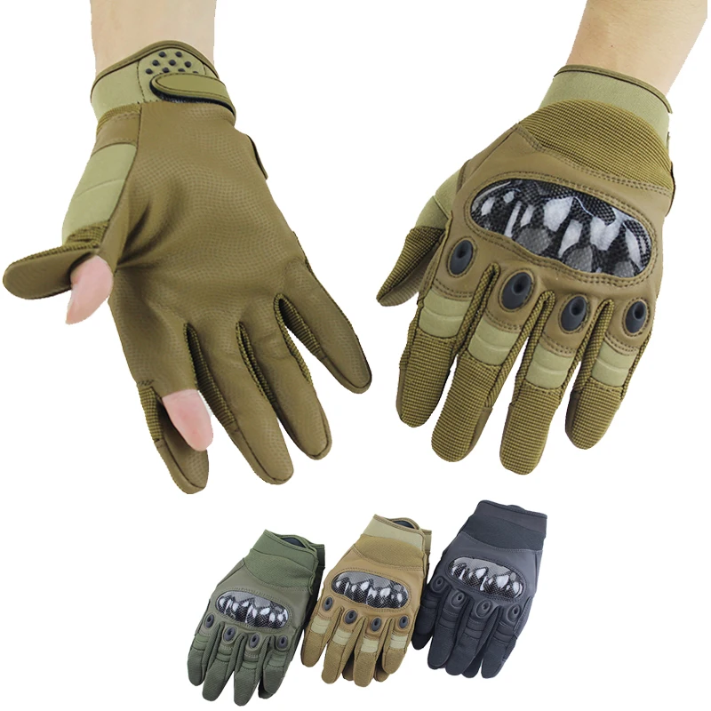 Army Tactical Gloves Special Forces Outdoor Full or Half Finger Combat