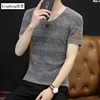 XingDeng Brand breathable Clothing V neck Men T Shirt Male Fashion Fitness Casual loose Tshirts plus size M-6XL ► Photo 2/6