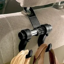 Новое поступление, многофункциональный автомобильный крюк, двойные пластиковые сумки, крюк для сидений, крюк 80 г