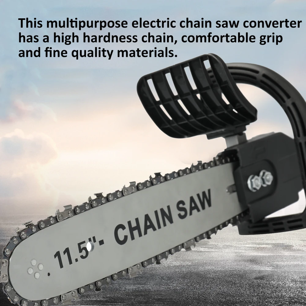 

Portable Multipurpose Chainsaw Household DIY Electric Chain Saw Power Tools Stand Converter Industrial Polisher Wood Cut Tool