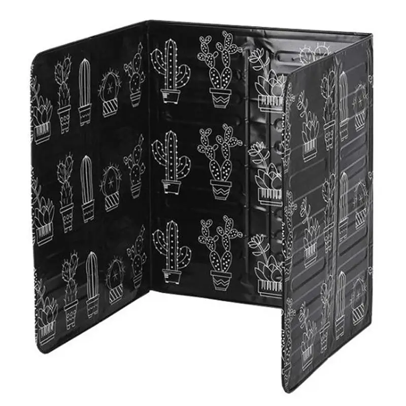 Black 1 шт. перегородка для жарки из алюминиевой фольги изоляционный блок масла брызговик приготовления горячей перегородки Оловянная фольга из алюминиевой фольги - Color: Black