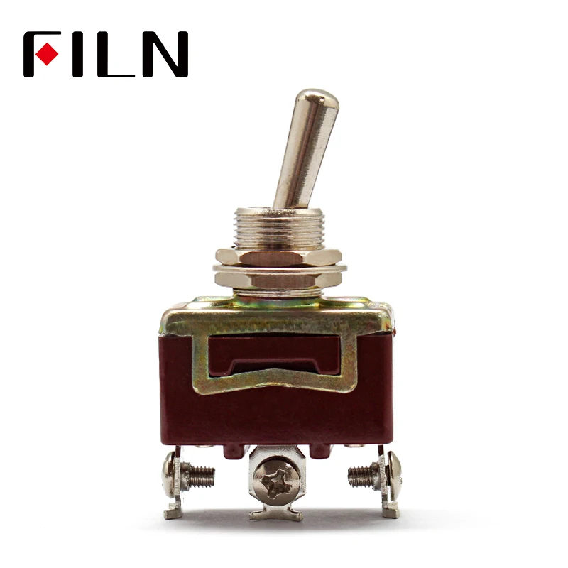 

Silver Contacts high quality 3 screw toggle switch,ON ON, ON OFF ON, 15A 250V