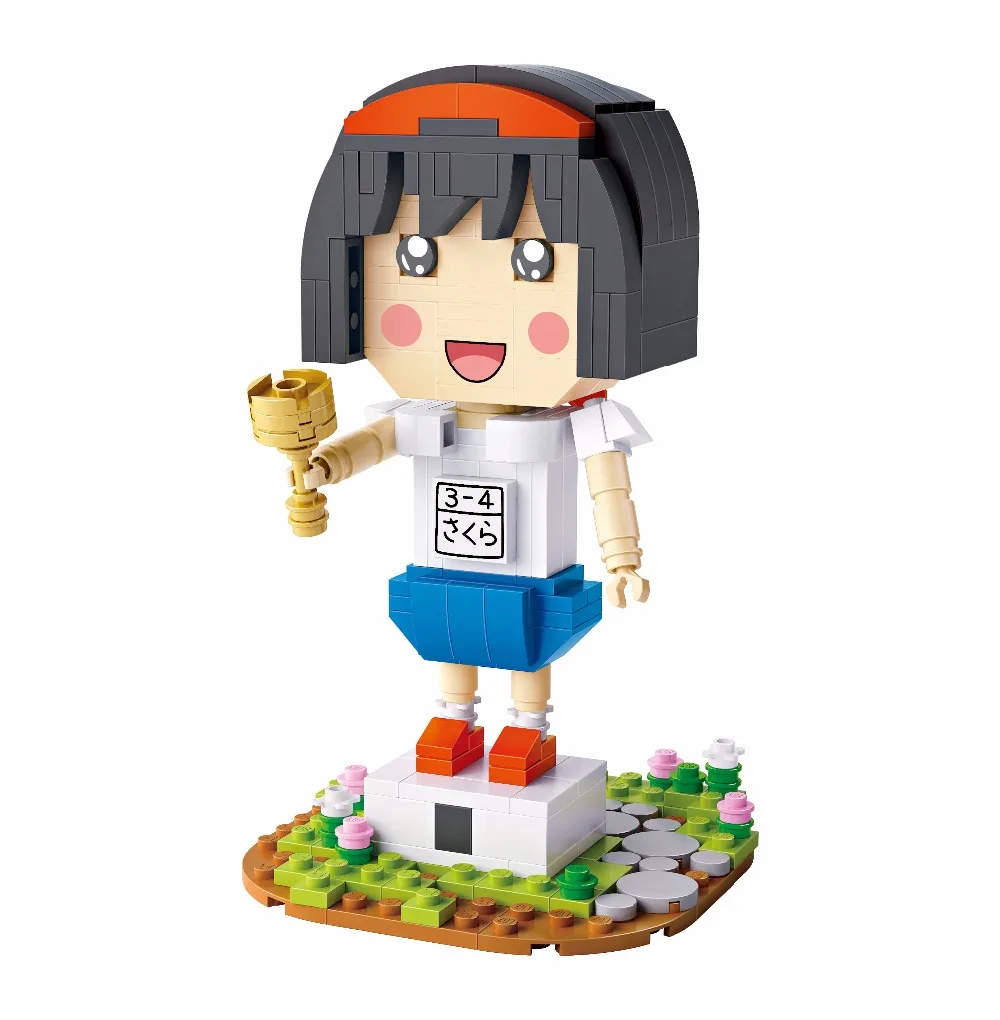 LoZ блоки Строительные кирпичи игрушки аниме модель Chibi Maruko Chan данные аукциона