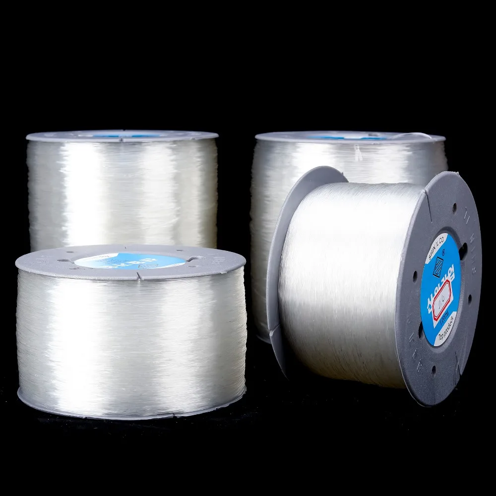 

LanLi 0.4/0.6/0.8/1.0mm White stretch line nylon thread for Jewelry Necklace Jewelry Accessories And fishing
