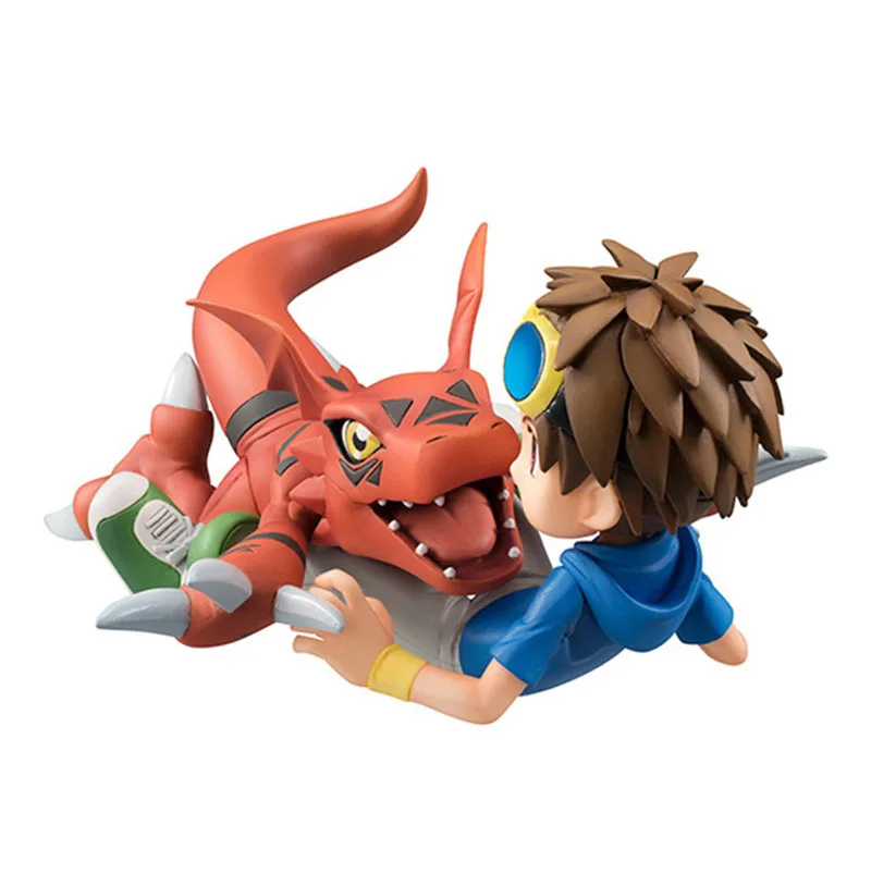 2017 New Anime Digimon Guilmon & Matsuda Takato PVC Action Figures Model Toys Kawaii Game Dolls Gift13cm  (4)