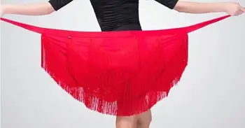 

New Latin Dance Tassels Skirtadult Square Dance Skirt Women's Skirt Buttocks Towel with Safety Pants