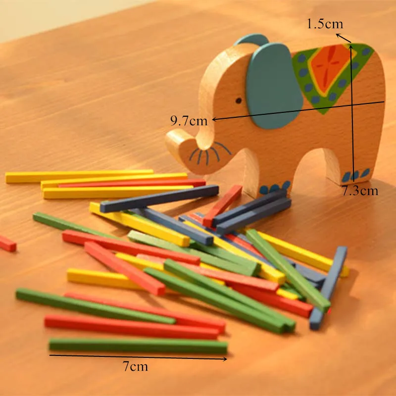 Детские игрушки Дженга 1 шт. верблюжья лошадь балансировка хорошее качество красочные палочки детские развивающие