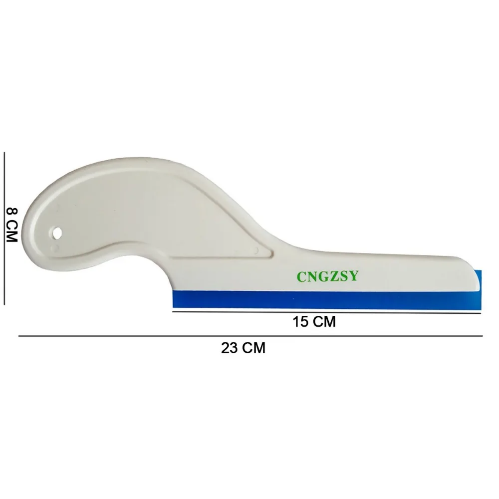 CNGZSY 15 см длинная ручка скребок треугольник очиститель воды силиконовый нож для лобового стекла вода остаточная Пыль Снег удаление льда B16+ B17