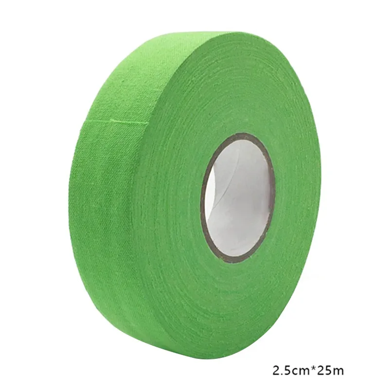 Ткань Хоккейная лента Спортивная безопасность Наколенники Футбол Волейбол Баскетбол Хоккейная лента для локтя Гольф лента - Цвет: Зеленый