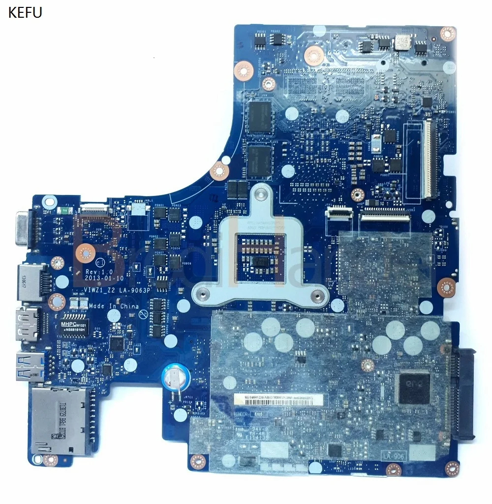 KEFU VIWZ1_Z2 LA 9063P основная плата для lenovo IdeaPad Z500 материнская ноутбука 15 дюймов DDR3 GT740M 2